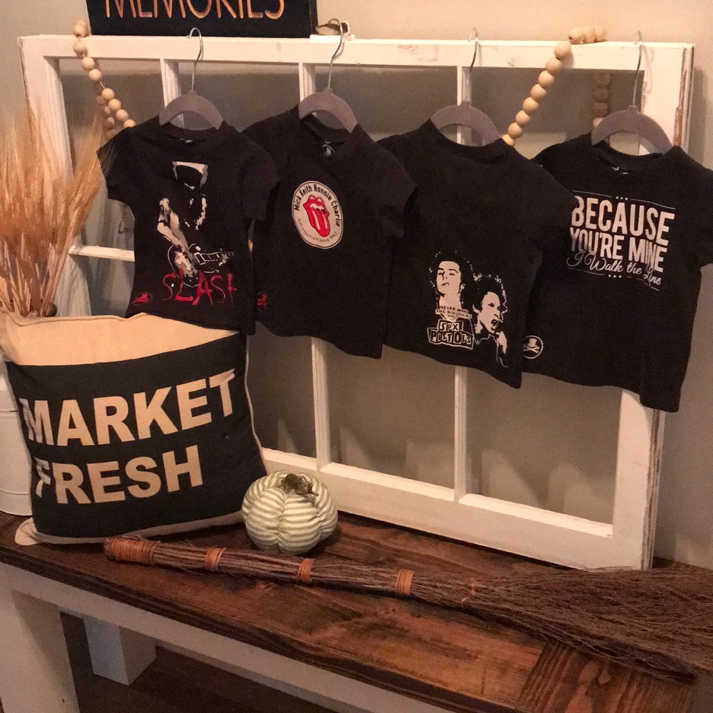 Infant Rock Band Shirts 4-6 months